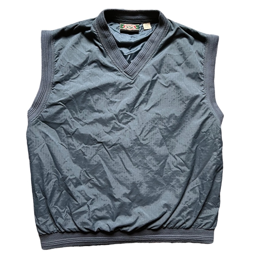 Mens Grey Vintage Reebok Golf Vest
